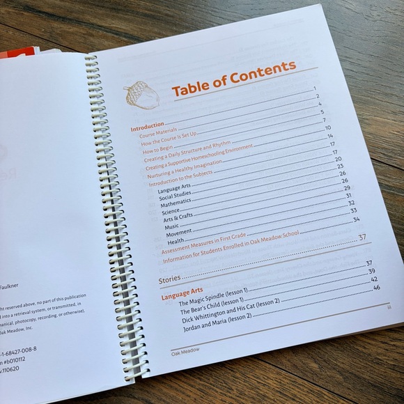 Oah Meadow Coursebook and Resource Book Set Homeschool Curriculum First Grade - Picture 5 of 7